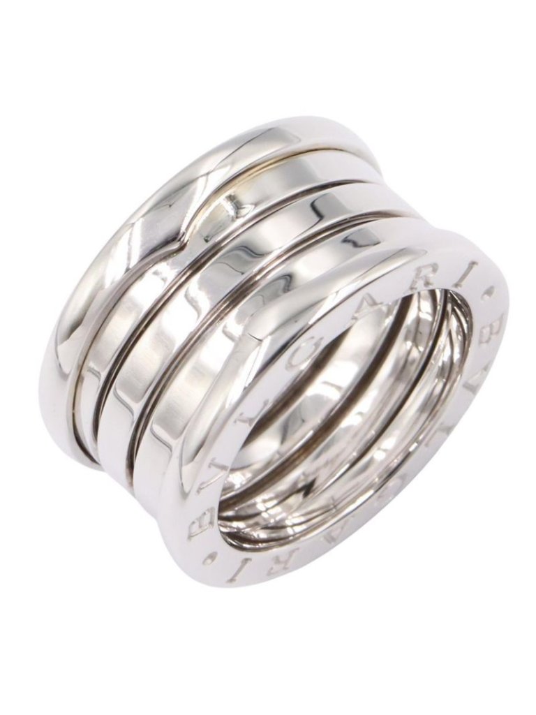 Bvlgari Ring B-Zero One Band 18k White Gold 4295$
